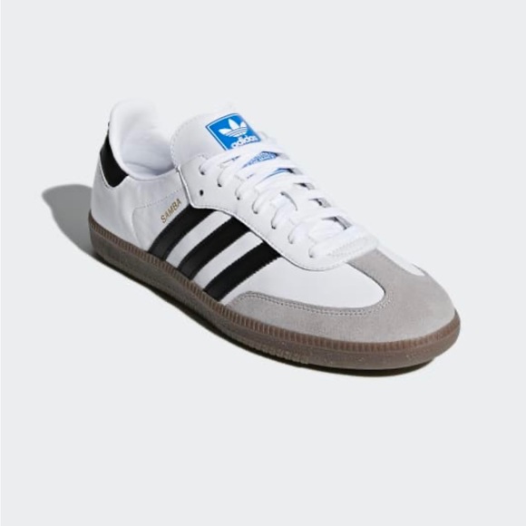 NWT Adidas Samba OG Sneakers White Size Men 6.5/Women 7.5 - Picture 5 of 16